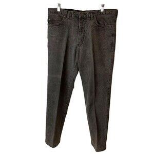 Vintage Smiths Jeans Mens Workwear Australian 36x30 Black Medium Wash 80s-90s